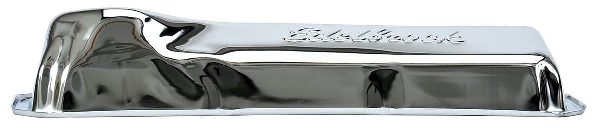 EDELBROCK Ford 302-351C, 2.9" overall height Edelbrock Signature Series Chrome Valve Covers ED4461 SR