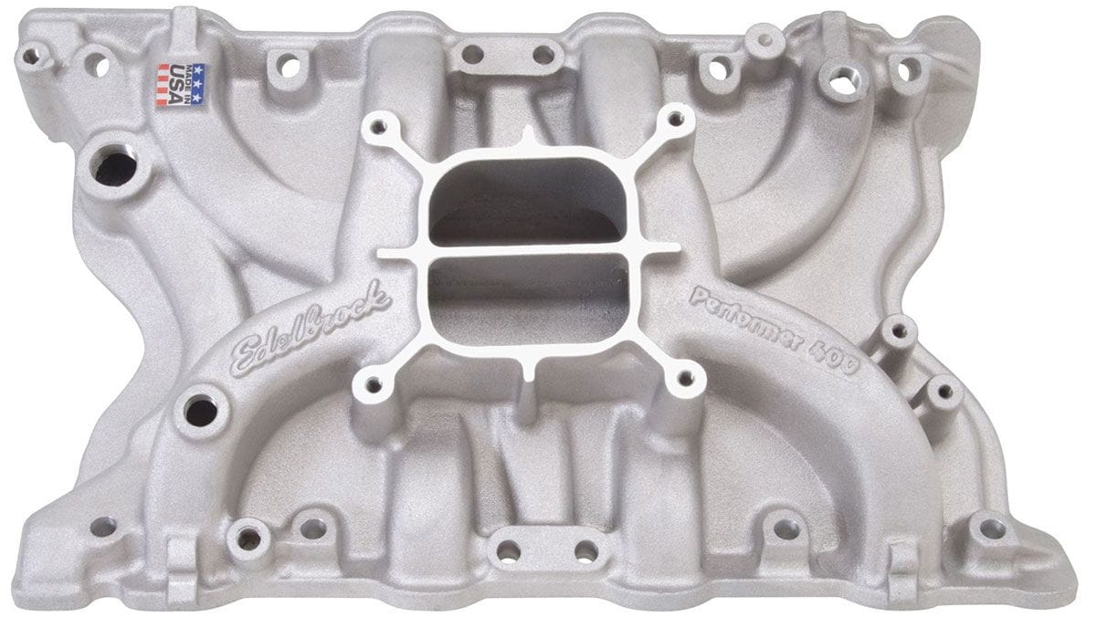 EDELBROCK Ford 351M-400, Idle - 5500 rpm, Dual Plane, non-EGR Edelbrock Performer Intake Manifold ED2171 SR