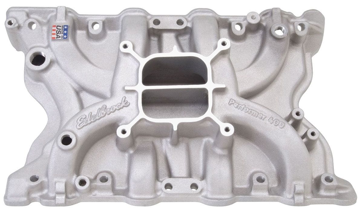 EDELBROCK Ford 351M-400, Idle - 5500 rpm, Dual Plane, non-EGR Edelbrock Performer Intake Manifold ED2171 SR