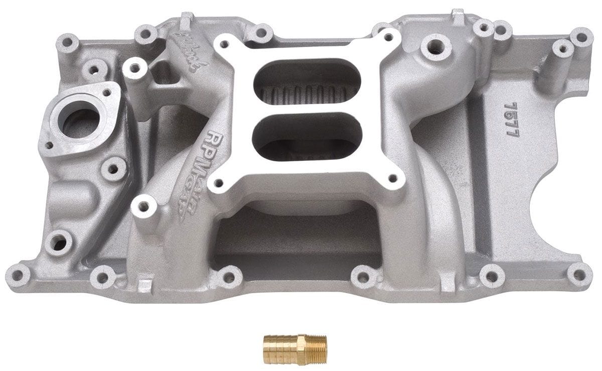EDELBROCK Ford 351W, 1500-6500 rpm Edelbrock RPM Air-Gap 351W Intake Manifold ED7581 SR