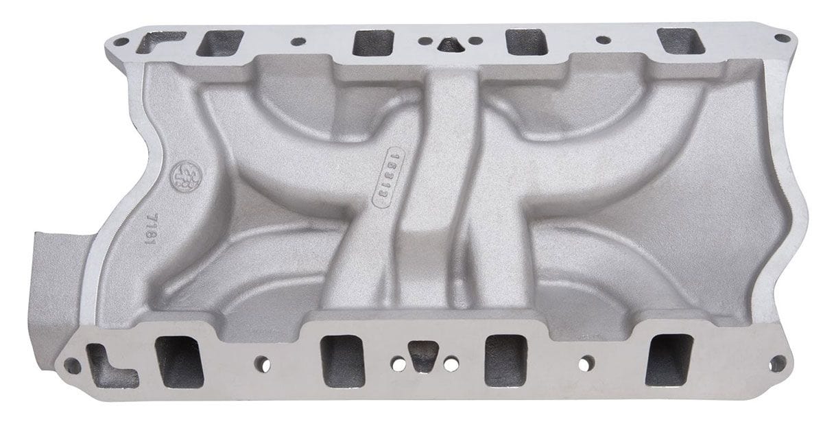 EDELBROCK Ford 351W, 1500 to 6500 rpm Edelbrock Performer RPM Intake Manifold ED7181 SR
