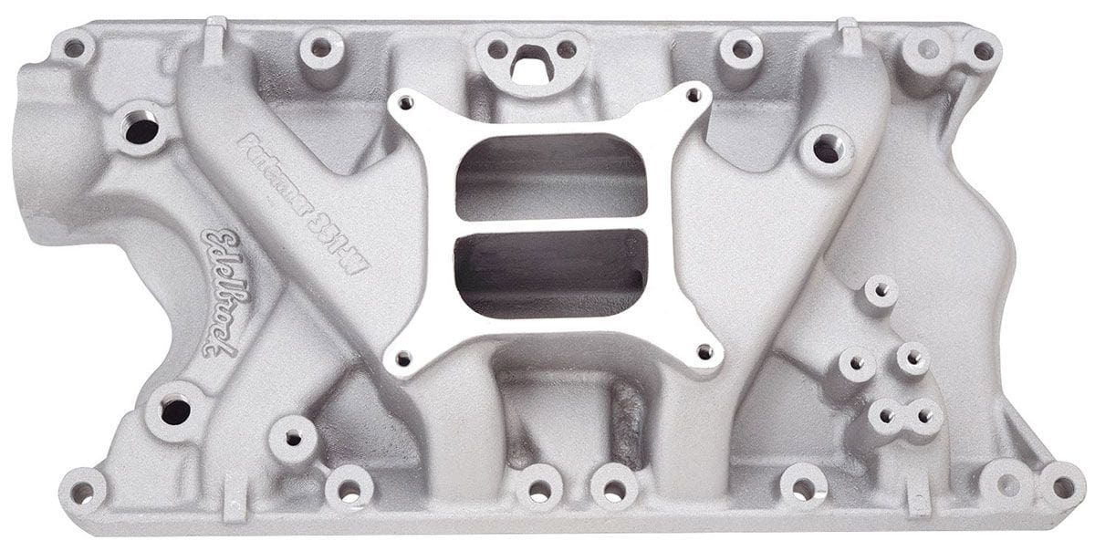 EDELBROCK Ford 351W, Idle - 5500 rpm, Dual Plane, non-EGR Edelbrock Performer Intake Manifold ED2181 SR