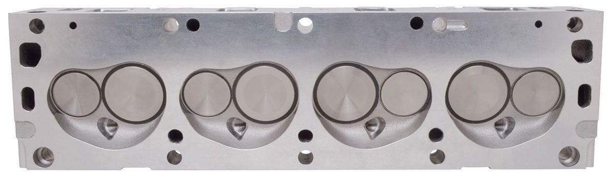 EDELBROCK Ford FE for 390-428 Cobra Jet, 72cc combustion chambers Edelbrock Performer RPM FE Cylinder Heads - Single - Complete ED60069 SR