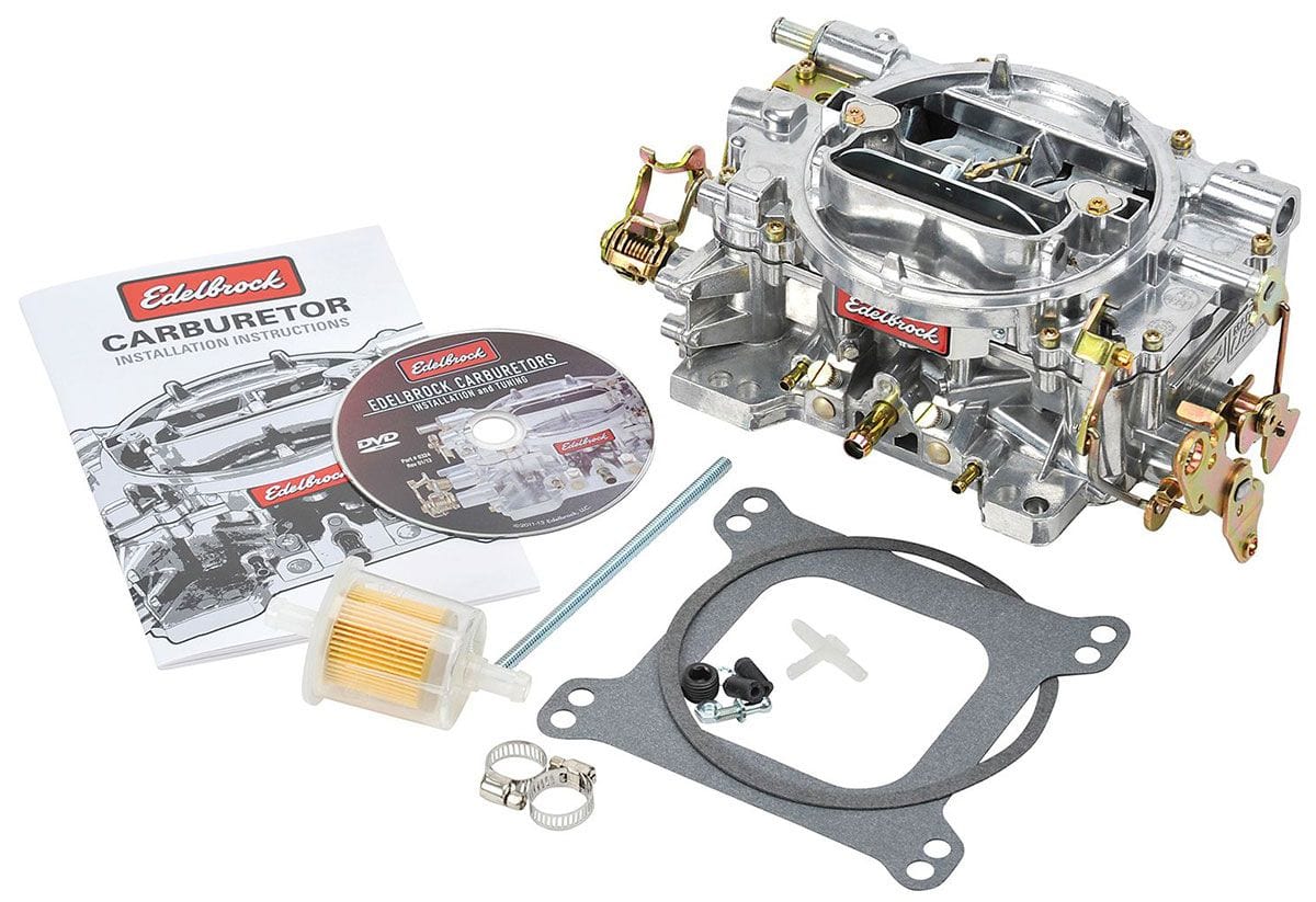 EDELBROCK Manual choke, square flange, non-EGR, High performance street Edelbrock 750 CFM Performer Series Carburettor ED1407 SR