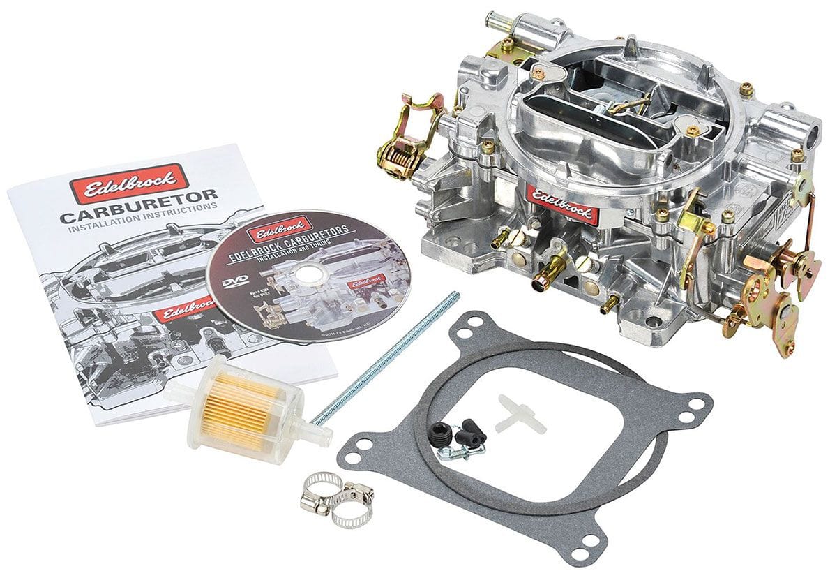 EDELBROCK Manual choke, square flange, non-EGR, Moderate Hi Performance Edelbrock 600 CFM Performer Series Carburettor ED1405 SR