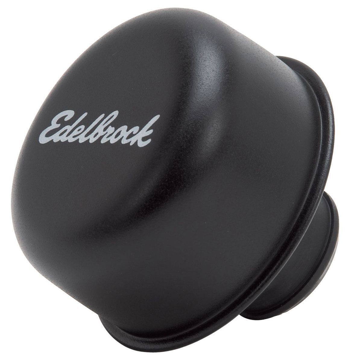 EDELBROCK Round Breather Black Finish Edelbrock Signature Series Valve Cover Breathers ED4403 SR