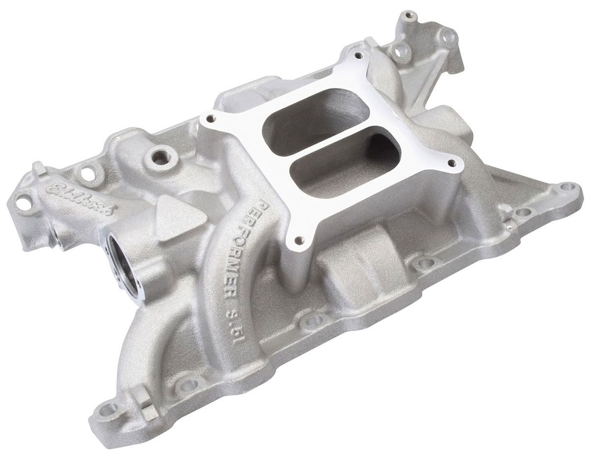 EDELBROCK Rover 3500cc, Idle - 5500 rpm, Dual Plane, non-EGR Edelbrock Performer Intake Manifold ED2198 SR