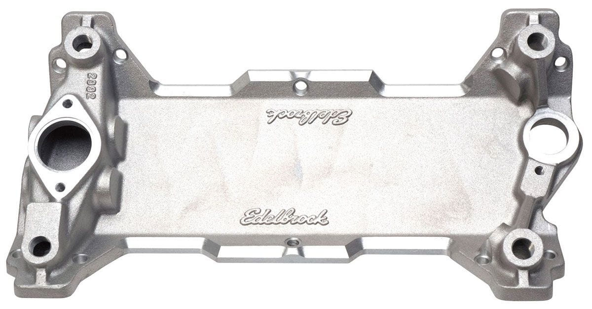 EDELBROCK SB Chevy, 5000-8500 rpm, Base only to be used with ED2955 & ED2958 Edelbrock Victor 18° 3.2 Spider Intake Manifold ED2992 SR