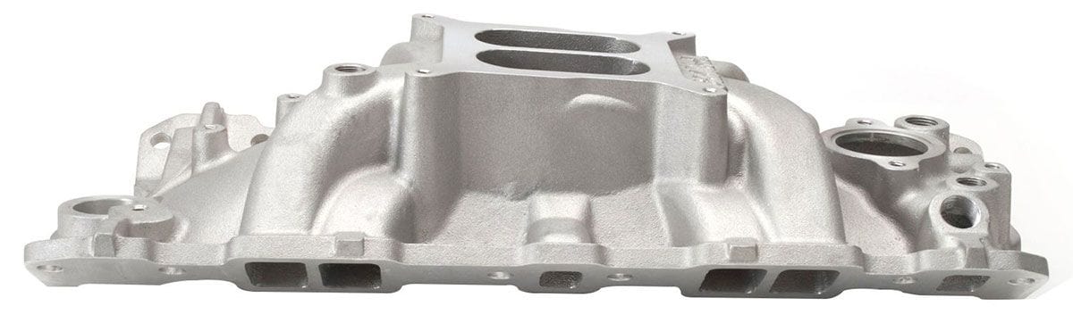 EDELBROCK SB Chevy, Idle - 5500 rpm, Dual Plane, non-EGR Edelbrock Performer EPS Intake Manifold ED2701 SR