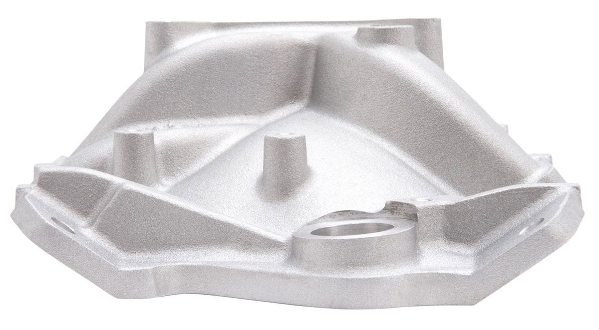 EDELBROCK SB Chevy, Idle - 5500 rpm, Dual Plane, non-EGR, oil fill tube Edelbrock Performer EPS Intake Manifold ED2703 SR