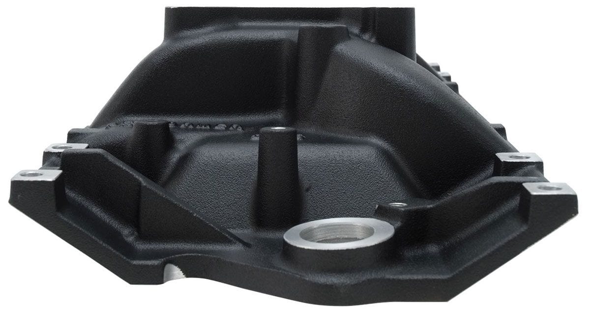 EDELBROCK SB Chevy Vortec, Idle - 5500 rpm, Dual Plane, non-EGR, Black Finish Edelbrock Performer Intake Manifold ED21163 SR