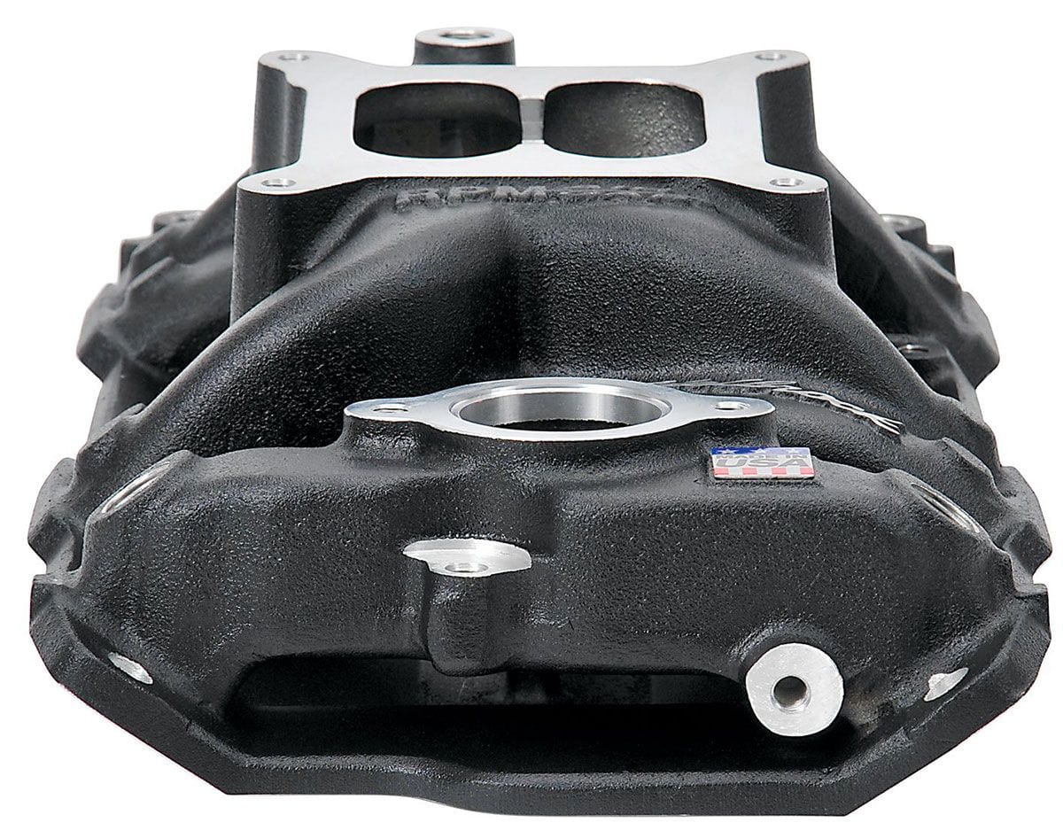 EDELBROCK Small Block Chevy, 1500-6500 rpm Edelbrock RPM Air-Gap Intake Manifold - NASCAR Edition ED75013 SR