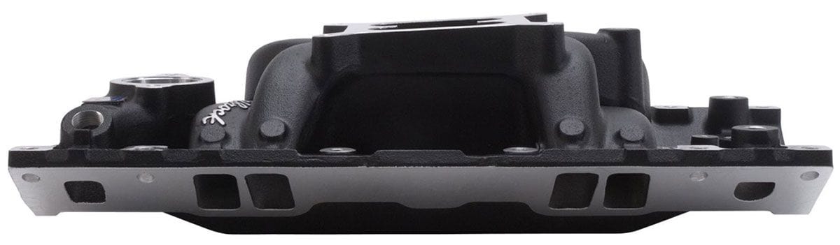 EDELBROCK Small Block Chevy Vortec, 1500-6500 rpm Edelbrock RPM Air-Gap Intake Manifold Black Finish ED75163 SR