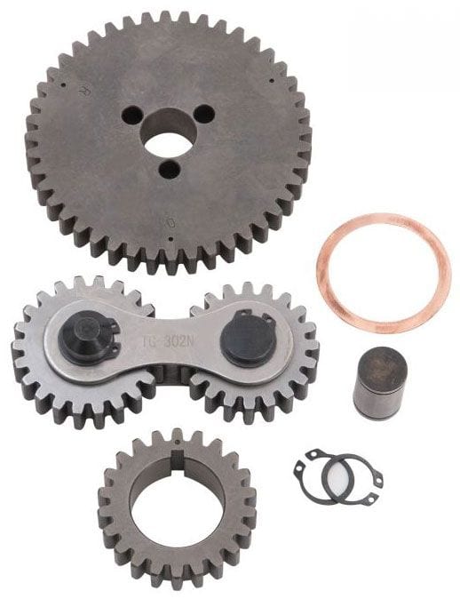 EDELBROCK Small Block Ford, Accurate Timing Control - No Chain to Stretch Edelbrock Accu-Drive Camshaft Gear Drive ED7892 SR