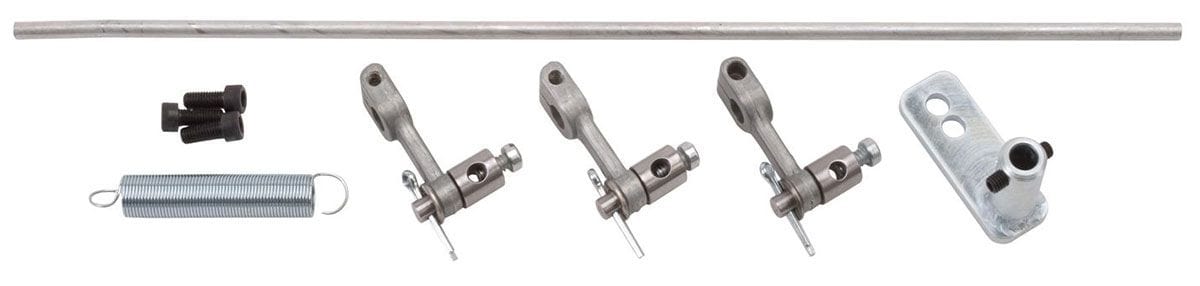 EDELBROCK Straight Linkage Suit Triple Edelbrock 94 Carburettors Edelbrock Carburettor Linkage Kit ED1034 SR