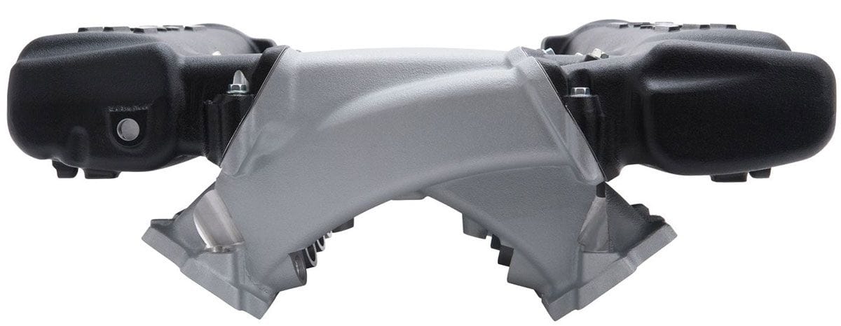Edelbrock Suit Chev LS3, L92 and L76 Rectangular Port Cylinder Heads Edelbrock Cross-Ram Intake Manifold - Black Finish ED71413 SR