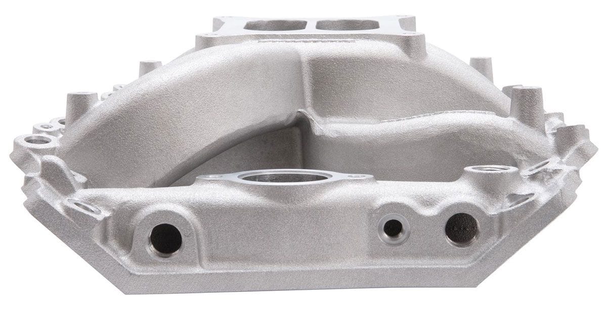 EDELBROCK Suit Holden 308-355 with VN Heads (EFI Injector Bosses Included) Edelbrock RPM Air-Gap Aluminium Dual Plane Intake Manifold ED75945 SR