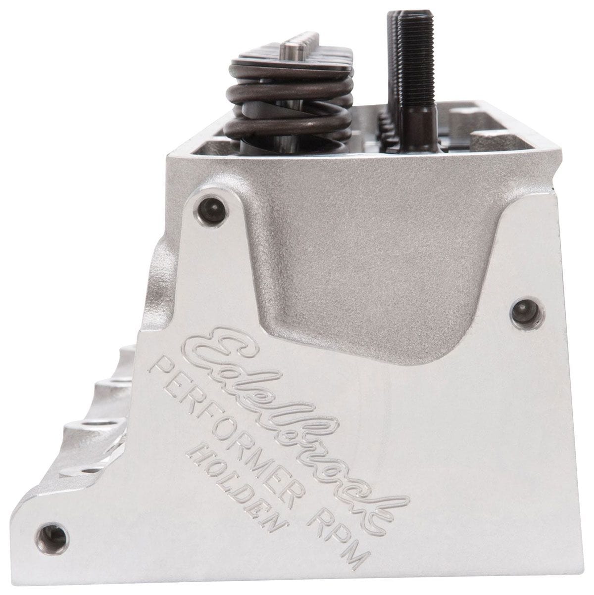 EDELBROCK VN style with carburettor, 195cc intake port, suit Flat tappet cam. S Edelbrock Performer RPM Aluminium Cylinder Head - Holden V8 ED61389 SR