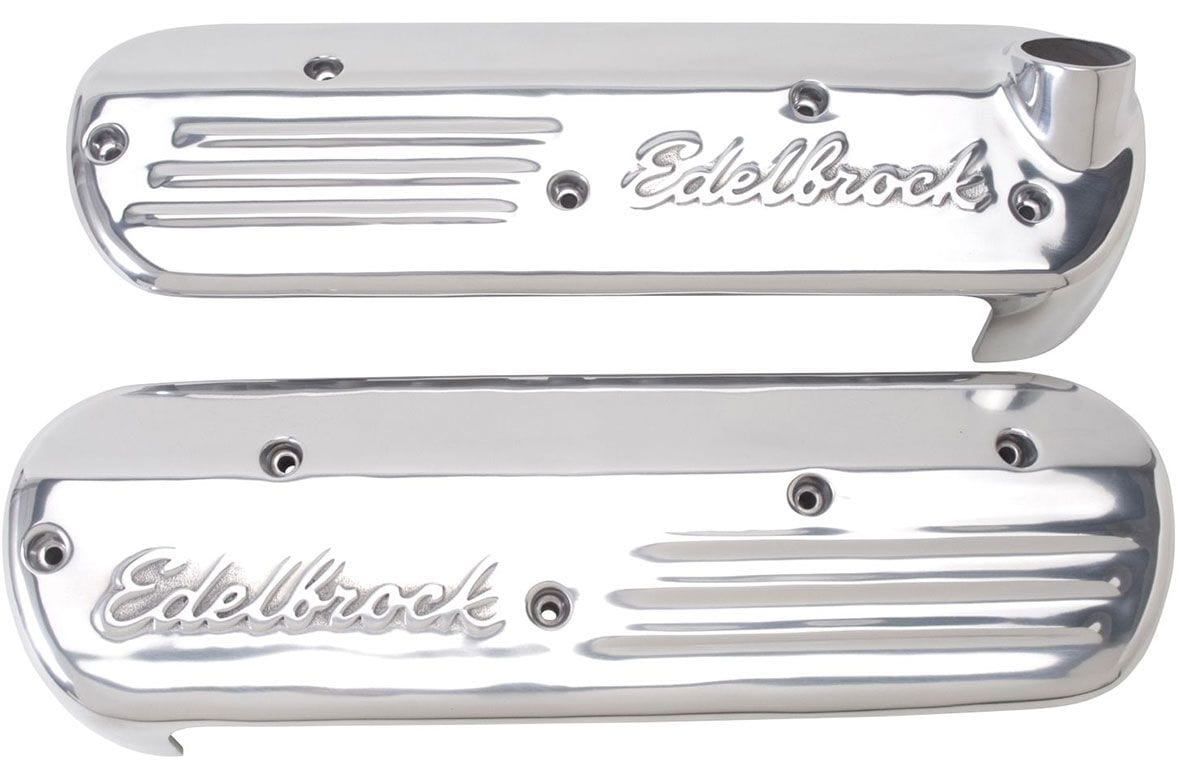 EDELBROCK With Polished Finish Edelbrock Coil Covers for LS Series Engines ED41181 SR