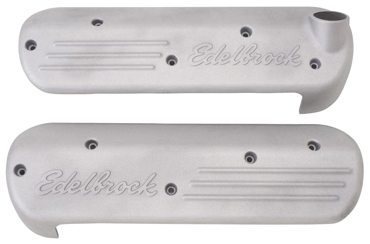 EDELBROCK With Standard Cast Finish Edelbrock Coil Covers for LS Series Engines ED4118 SR