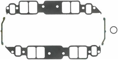 FELPRO Suit BB Chev, No Upper Bolts, No Exhaust Crossover 1.80" x 2,52" (.06 Felpro Composite Intake Manifold Gasket Set FE1275 SR