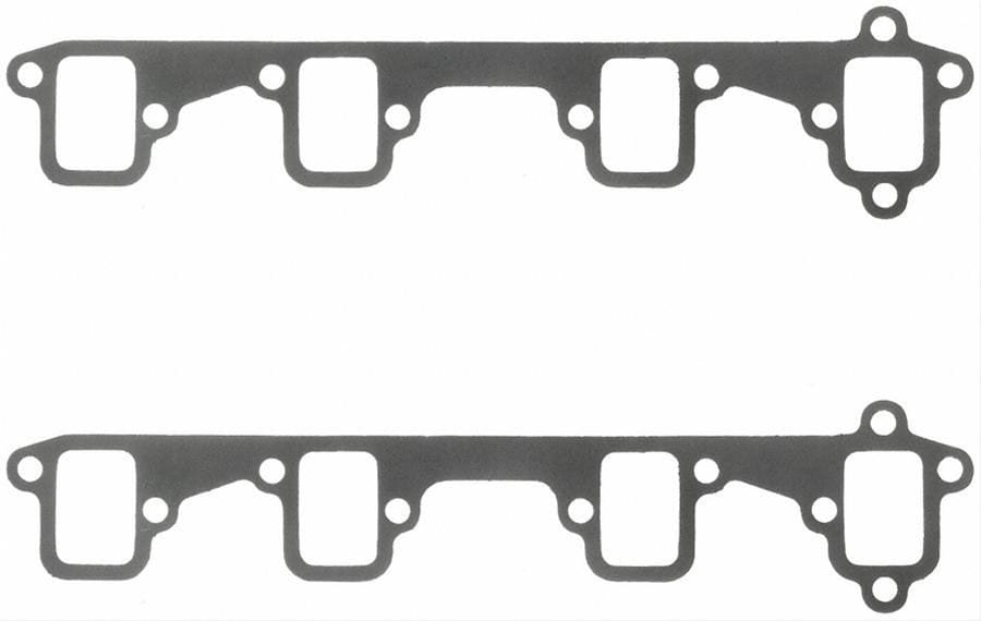 FELPRO Suit Ford 390-428 FE 14 Bolt, 1966-69 1.43" x 2.12" Felpro Perforated Steel Exhaust Gasket Set FE1485 SR