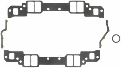 FELPRO Suit SB Chev 18° Hi Port, No Exhaust Crossover 1.25" x 2.15" (.060") Felpro Composite Intake Manifold Gasket Set FE1282 SR