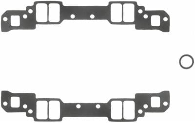 FELPRO Suit SB Chev 18° Hi Port, No Exhaust Crossover 1.25" x 2.15" (.090") Felpro Composite Intake Manifold Gasket Set FE1283 SR
