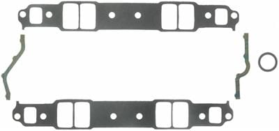 FELPRO Suit SB Chev 262-400, No Exhaust Crossover 1.31" x 2.21", .120" Thick Felpro Composite Intake Manifold Gasket FE1266 SR