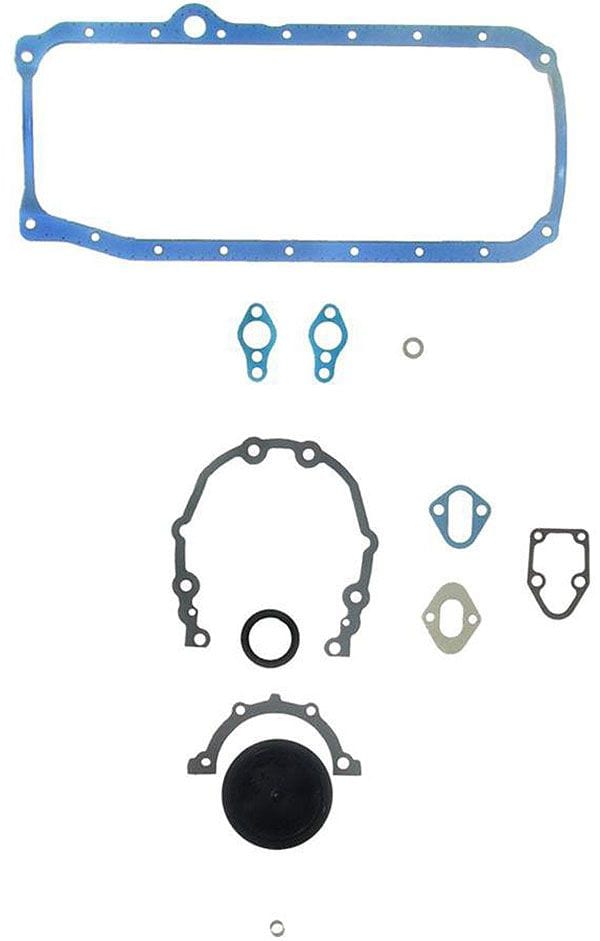 FELPRO Suit SB Chev 305-350 1-Piece Main, Plastic Timing Cover, Standard Rot Felpro Marine Gasket Conversion Set FE17124 SR