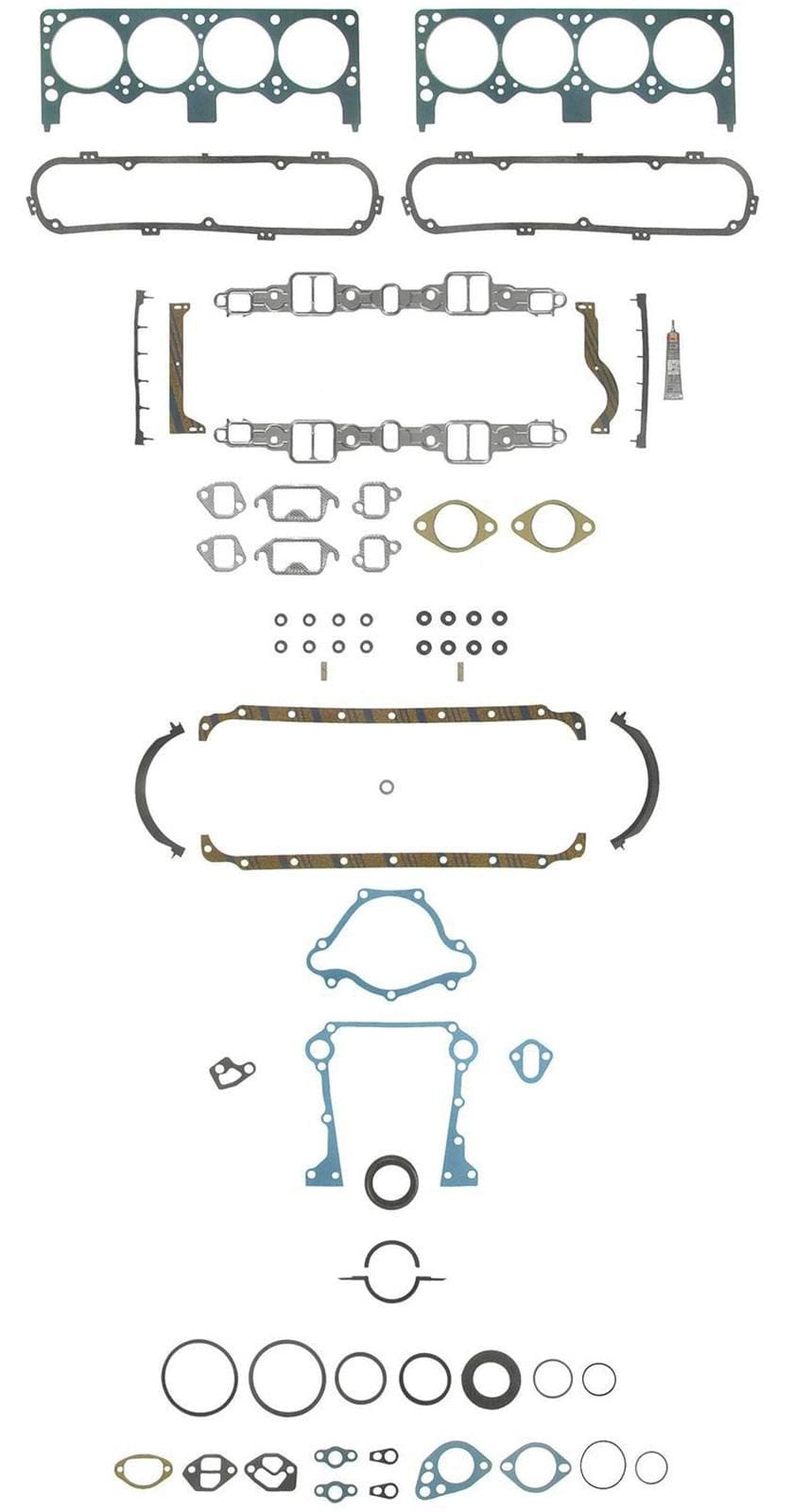 FELPRO Suit SB Chrysler 273-318 Felpro Full Gasket Set FEFS8553PT-9 SR
