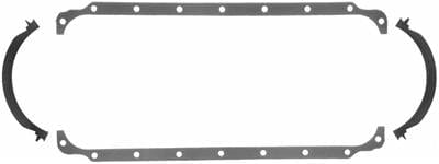 FELPRO Suit SB Chrysler 273-340 1970-91 Felpro Rubber Coated Fibre Oil Pan Gasket Set FE1806 SR