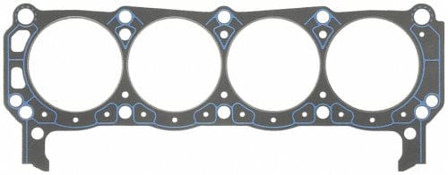 FELPRO Suit SB Ford 289-351W 1983-95, 4.100" Bore, .039" Compressed Thickness Felpro Copper Pre-Flattened O-Ring Head Gasket FE1011-2 SR