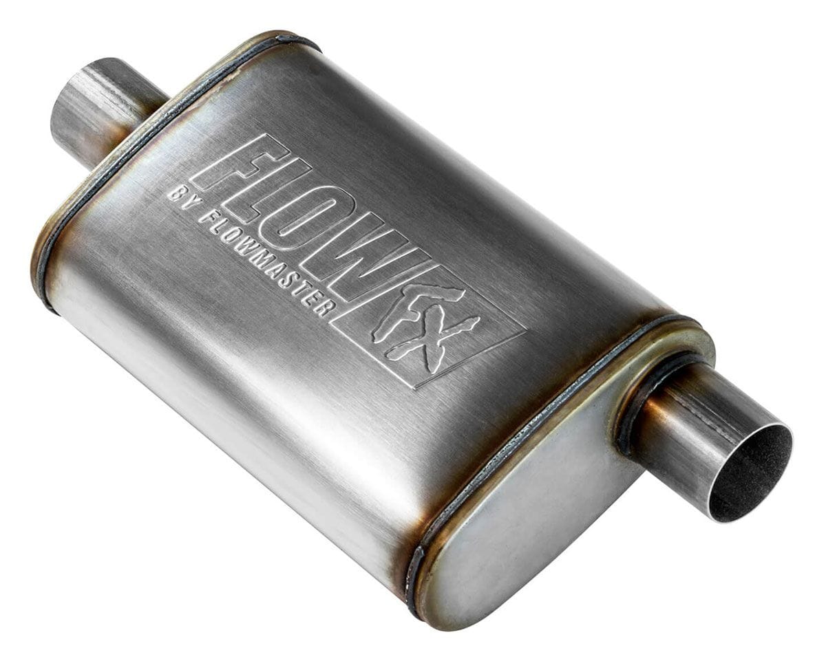 FLOWMASTER 2-1/2" Offset Inlet / 2-1/2" Center Outlet Flowmaster FlowFX Muffler FLO71226 SR