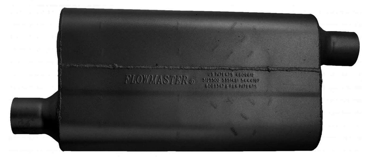 FLOWMASTER 2.25" Offset Inlet / Offset Outlet Flowmaster 50 Series Delta Flow Muffler FLO942453 SR