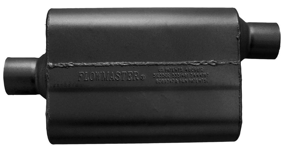 FLOWMASTER 2.5" Center Inlet / Offset Outlet Flowmaster 40 Series Delta Flow Muffler FLO942542 SR