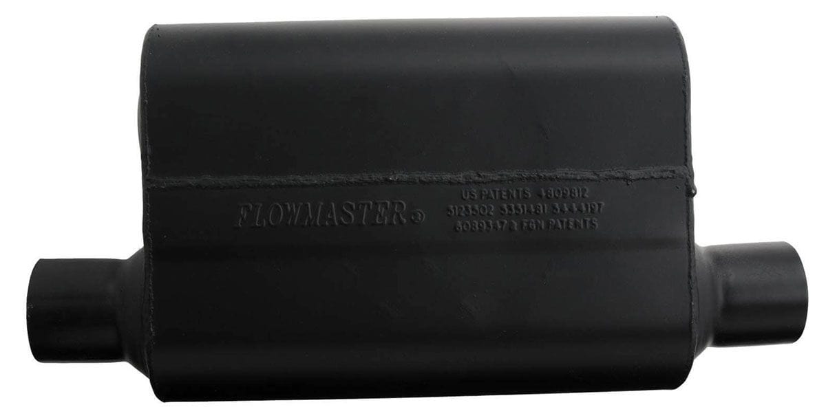 FLOWMASTER 2.5" Offset Inlet / Offset Outlet - Same Side Flowmaster Super 44 Series Delta Flow Muffler FLO942549 SR