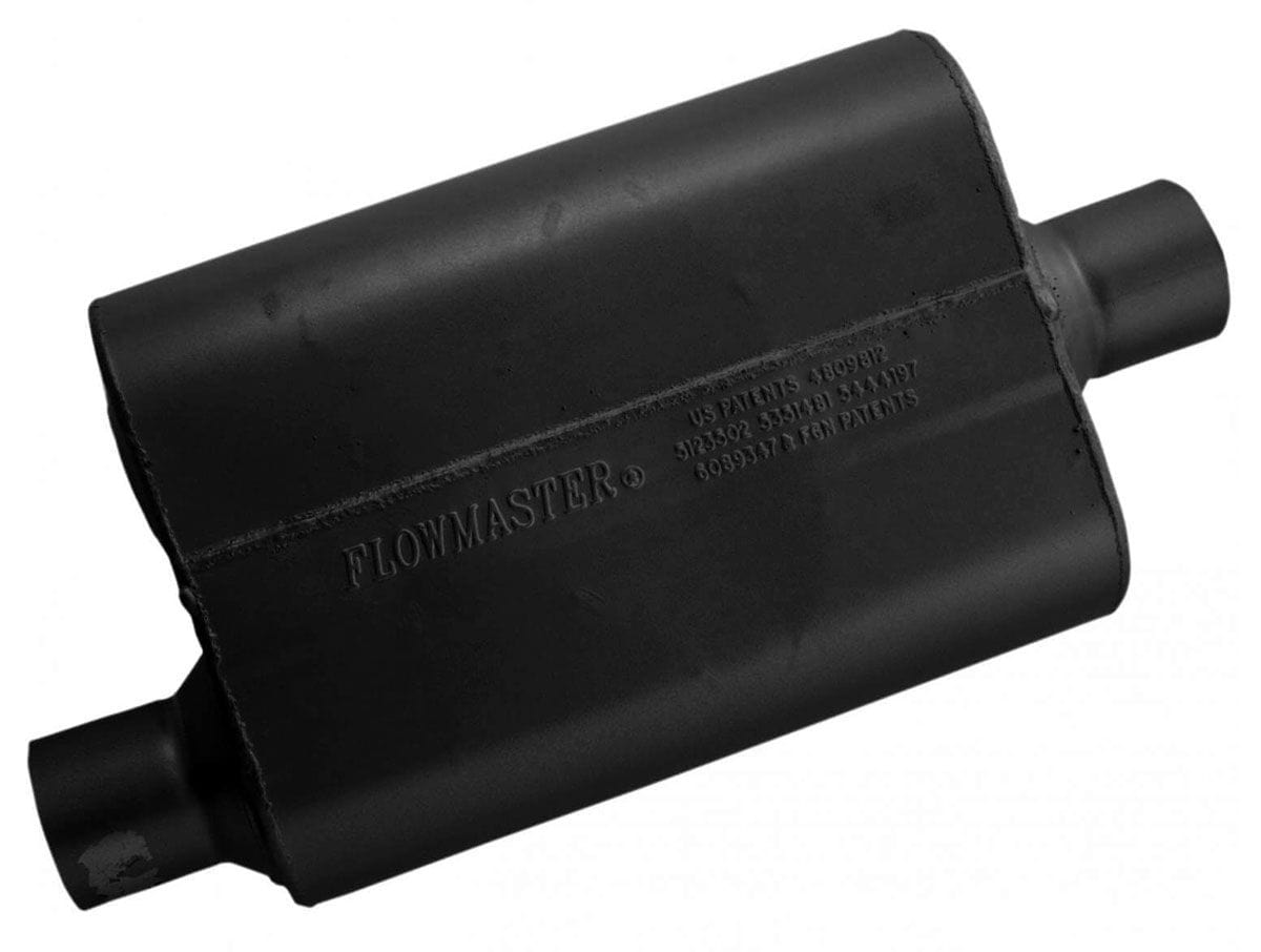 FLOWMASTER 2.50" Offset Inlet / Center Outlet. 19" Overall Length Flowmaster 40 Series Original Muffler FLO42541 SR