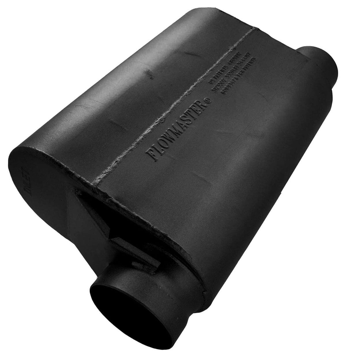 FLOWMASTER 3.5" Offset Inlet / 3" Offset Outlet - Same Side Flowmaster Alcohol Race Series Muffler FLO53545-10 SR