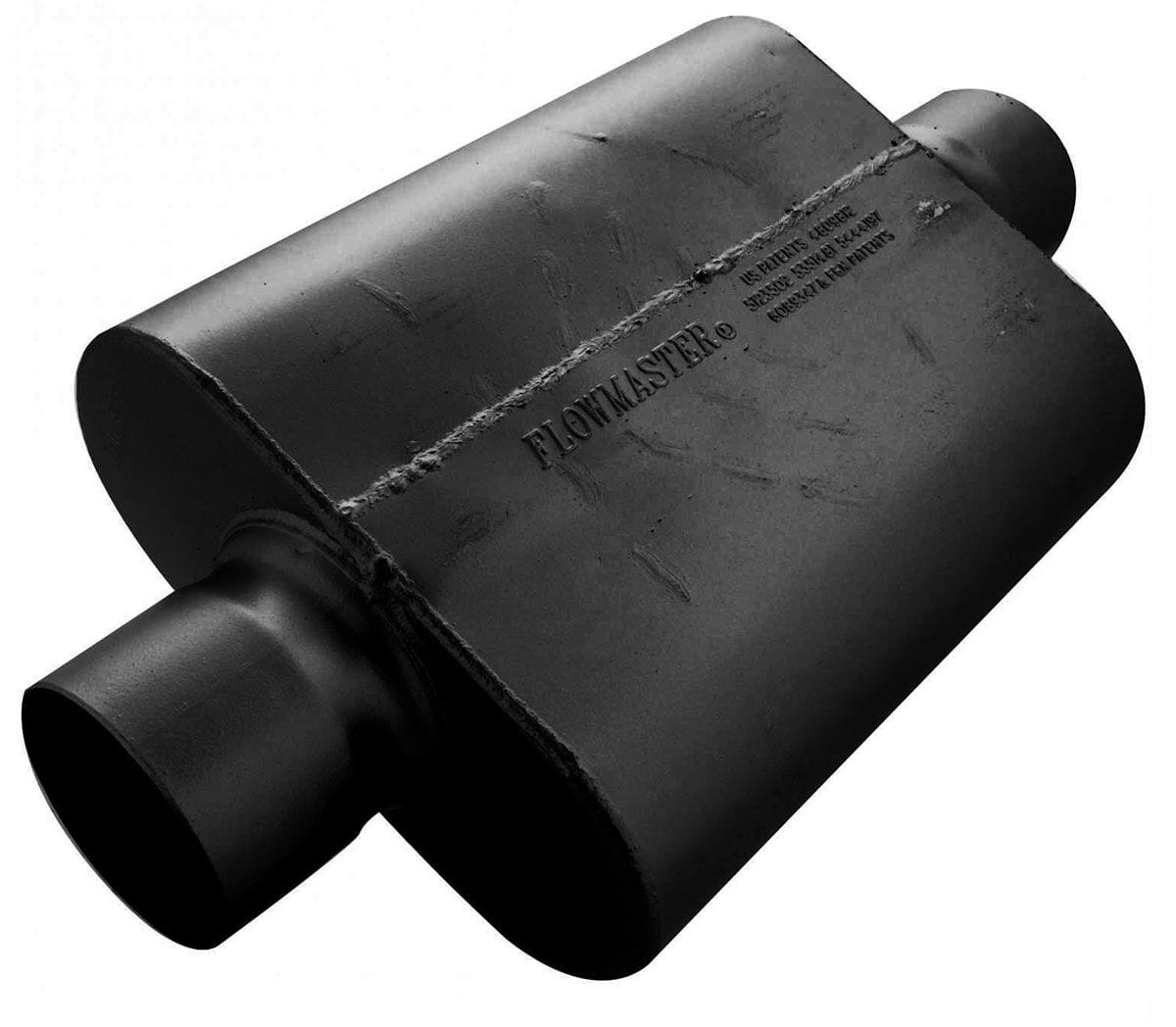 FLOWMASTER 4" Center Inlet / Outlet Flowmaster 30 Series Delta Force Race Muffler FLO54030-12 SR