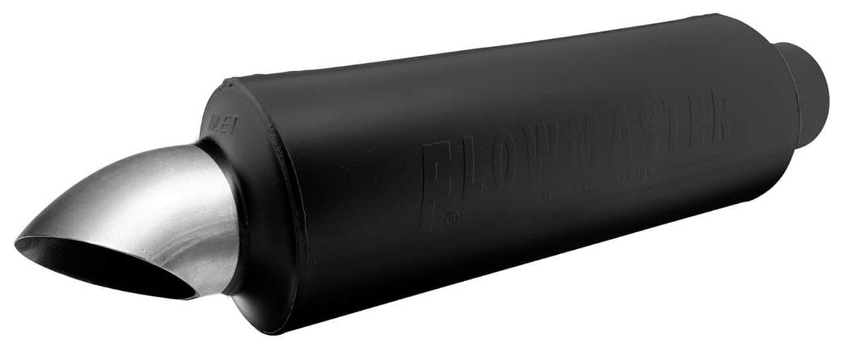 FLOWMASTER Round, 3-1/2" Inlet/Outlet Flowmaster Hushpower Pro Series turndown Muffler FLO13516101 SR
