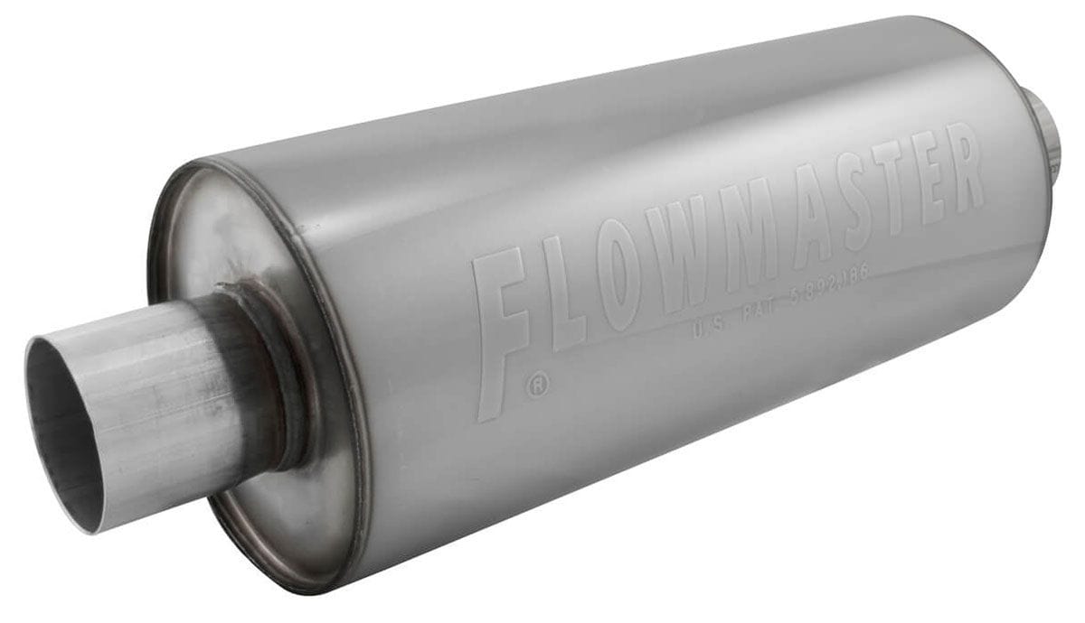 FLOWMASTER Round, 3" Inlet/Outlet Flowmaster DBX Series Hushpower Muffler FLO13014310 SR
