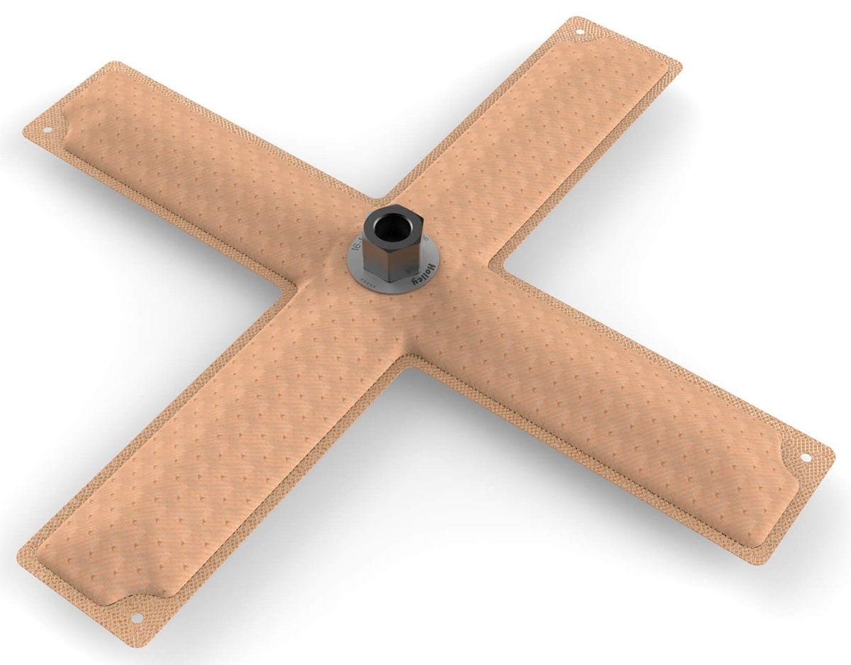 HOLLEY 15" x 15" Cross, Center Pick-Up With 3/8" NPT Female Fitting Holley Hydramat HO16-100 SR