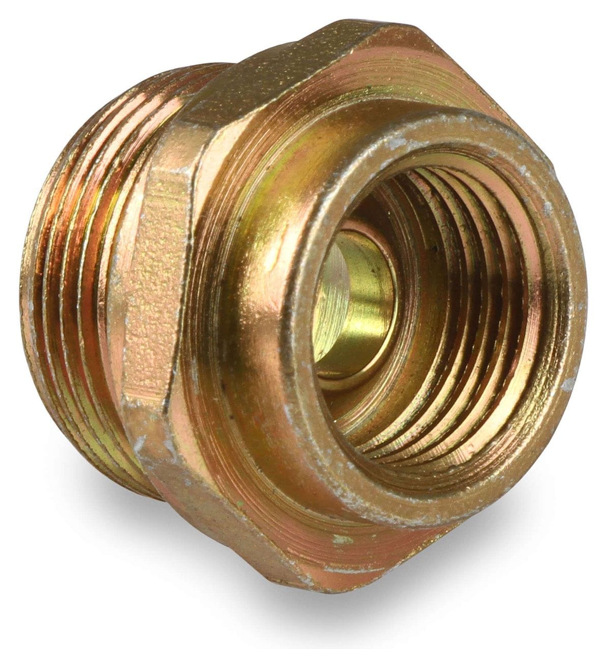 HOLLEY 3/8":; Thread 7/8-20 (A) x 5/8-18 (B)(Fits Center Hung Float Bowls Holley Holley Inverted Flare Fitting Adaptor Nut HO26-26 SR