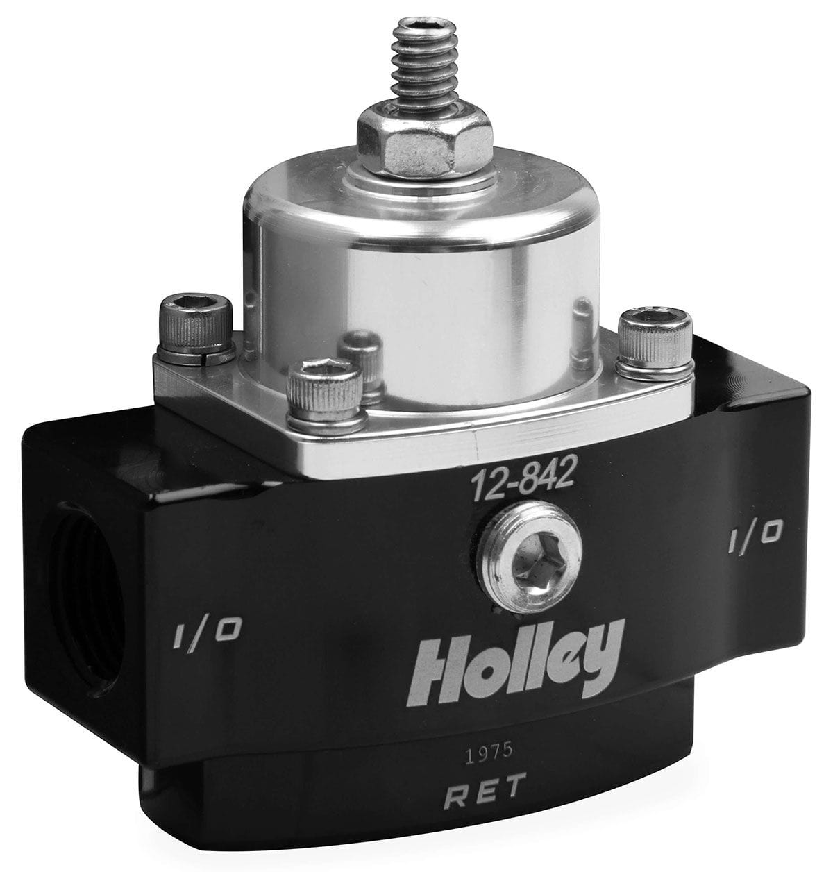 HOLLEY Adjustable 4.5 To 9 PSI With Idle Bleed Suit Carburettor Application Holley HP Billet Fuel Pressure Regulator HO12-842 SR