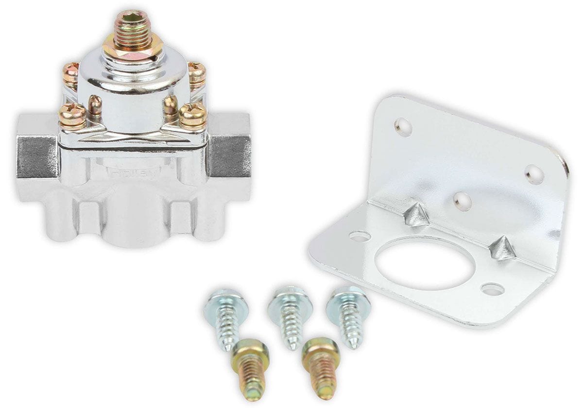 HOLLEY Adjustable From 1 Psi To 4 Psi, Suit Carburettor Application Only Holley Holley Red 2-Port Regulator HO12-804 SR