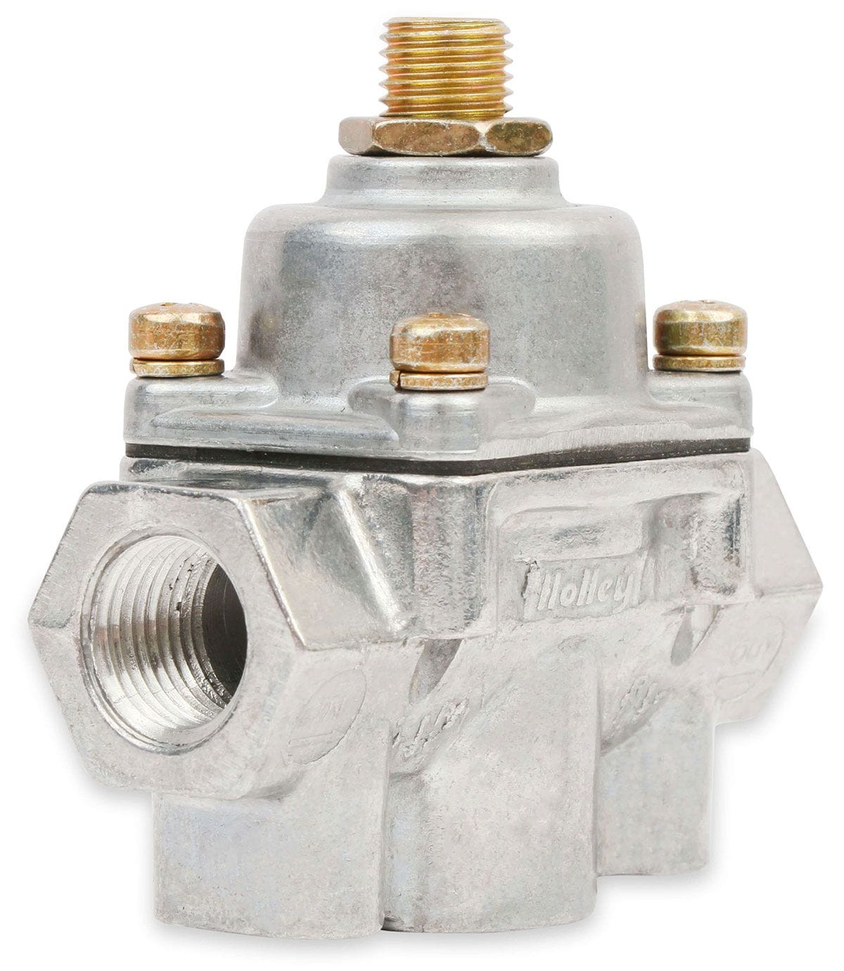 HOLLEY Adjustable From 4.5 Psi To 9 Psi, Suit Carburettor Application Only Holley Holley Blue 2-Port Bypass Style Regulator HO12-803BP SR