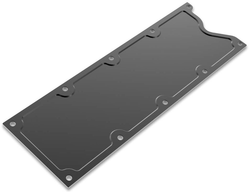 HOLLEY Black Satin Finish Suit GM LS1/LS6 Holley Valley Cover- Trussed HO241-262 SR