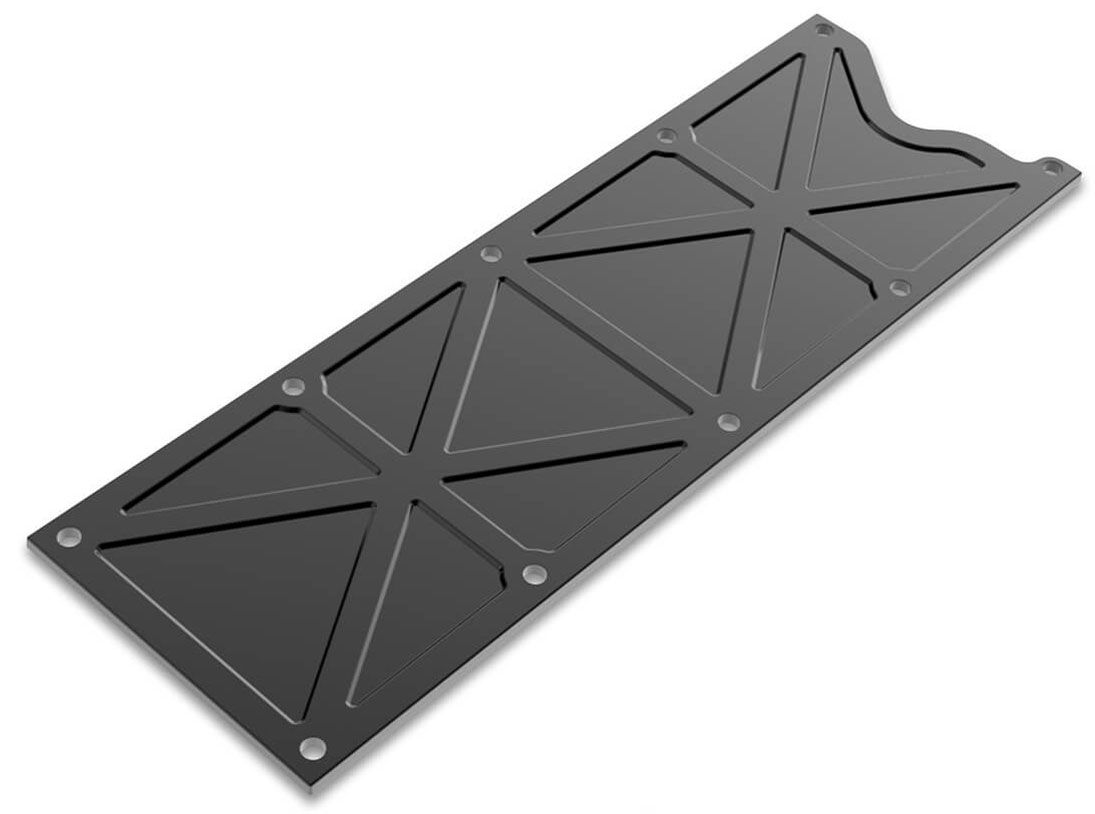 HOLLEY Black Satin Finish Suit GM LS1/LS6 Holley Valley Cover- Trussed HO241-262 SR