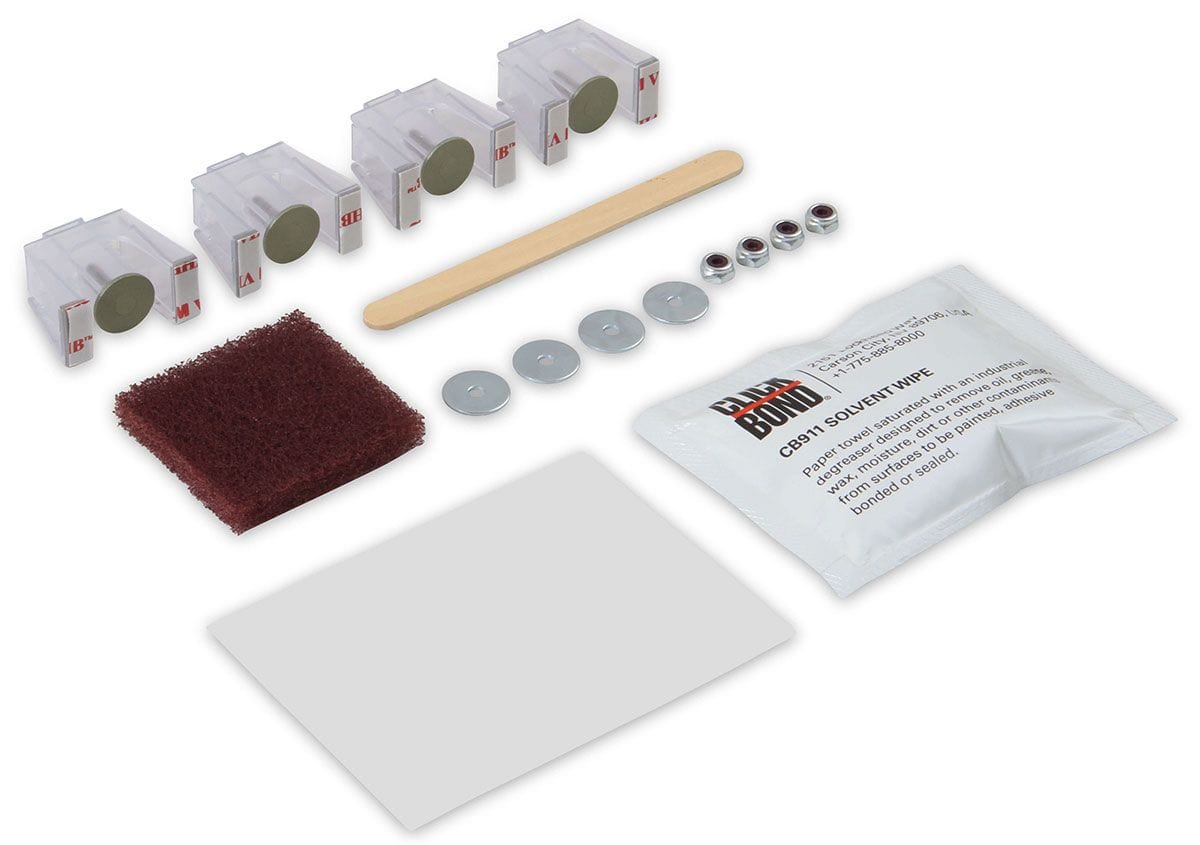 Holley Click Bond style Install Kit for Steel/Aluminum Fuel Tanks Holley Hydramat Install Kit HO16-201 SR